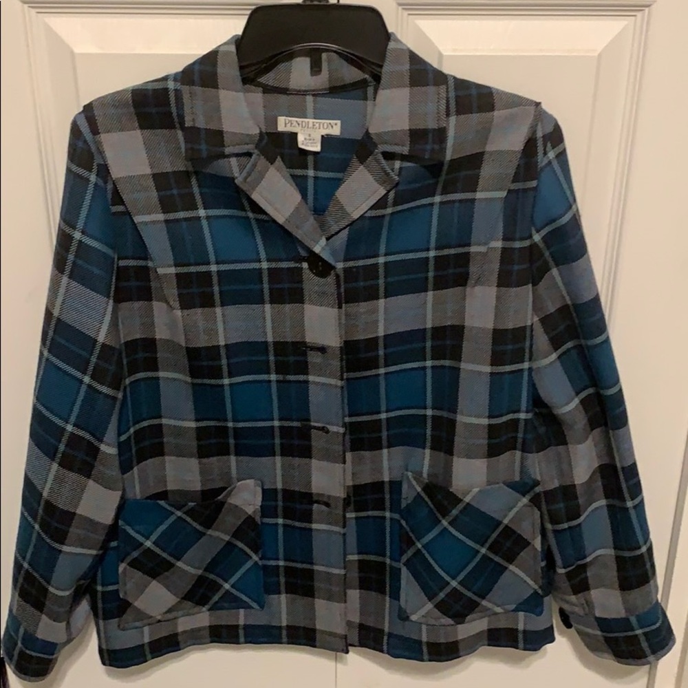 Pendleton Plaid Jacket Small - image 1